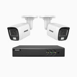 Caméra Filaire ADLK200 – Kit 8 Canaux 1080p Bullet avec HDD