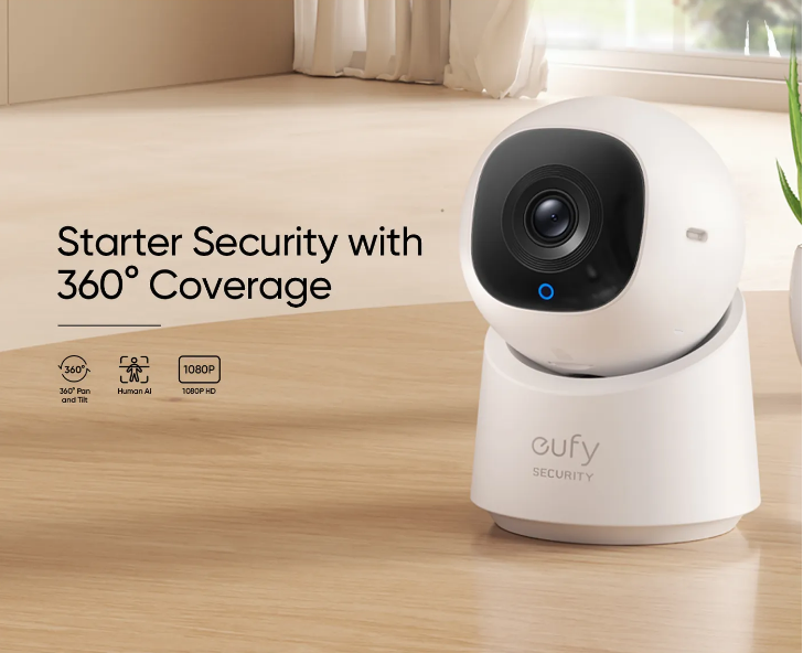 Caméra Intérieur Eufy Pan&Tilt - C210