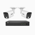 Caméra Filaire ADLK200 – Kit 8 Canaux 1080p avec 2 Caméras