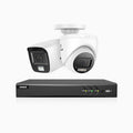 Caméra Filaire ADLK800 – Kit 8 Canaux 4K, 1 Bullet & 1 Tourelle