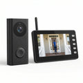Sonnette Caméra Sans Fil avec Écran 4.3” – Visiophone Vidéo 1080p
