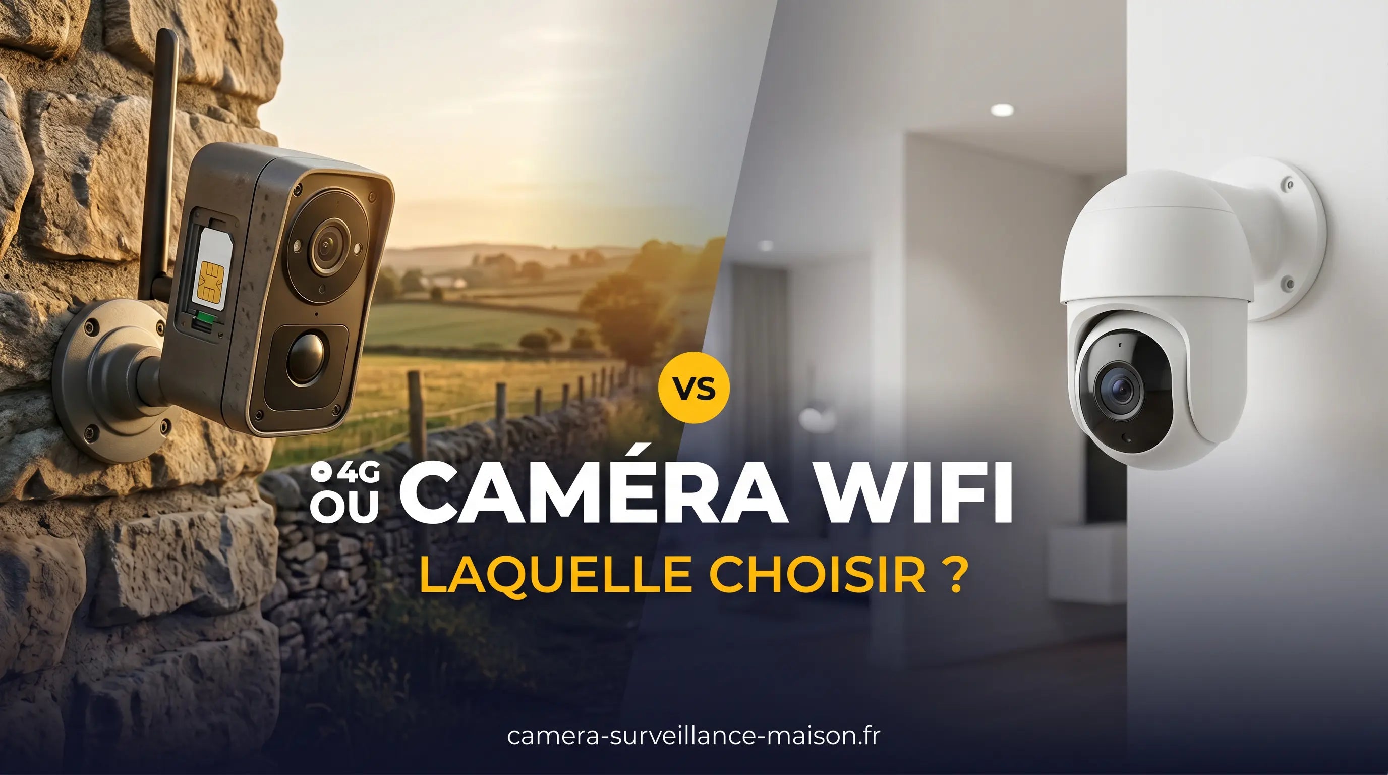 Caméra 4G ou caméra wifi : laquelle choisir ?