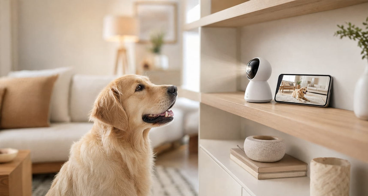 Caméra de surveillance pour animal de compagnie : comment surveiller son chien ou chat ?