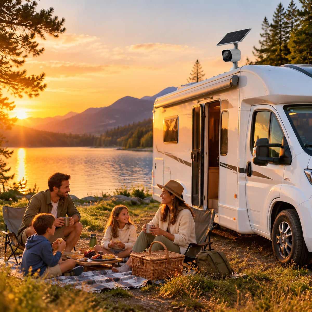 Camera de surveillance pour camping-car et van amenage : le guide complet