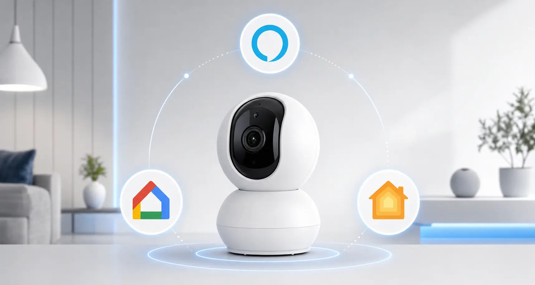 Caméra de surveillance compatible domotique : Alexa, Google Home ou Apple HomeKit ?
