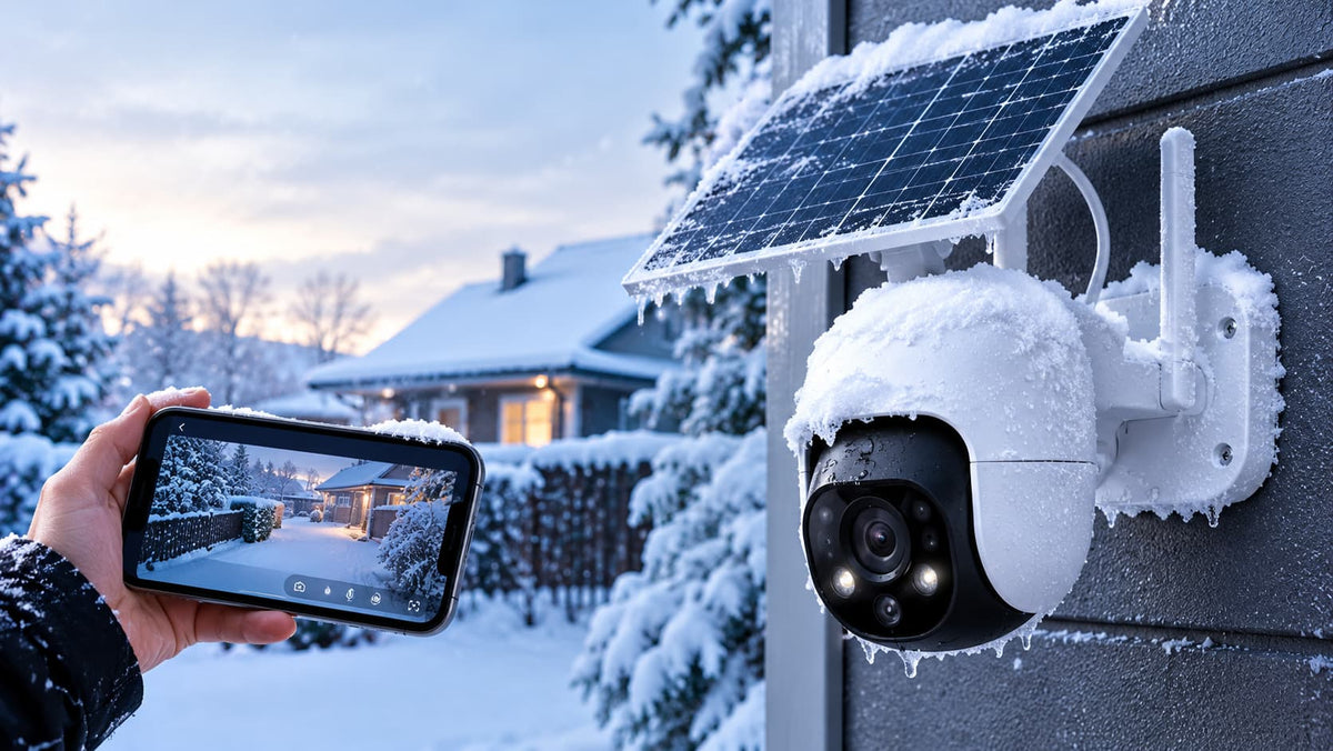 Caméra solaire en hiver : fonctionne-t-elle vraiment par grand froid ?