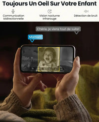 Babyphone Vidéo Caméra Surveillance Bébé