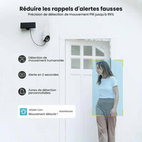 Caméra Solaire WiFi Extérieure ieGeek 2K – PTZ 360°