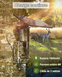 Caméra de Chasse Solaire HD 2K Surveillance