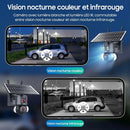 Caméra surveillance solaire - installation