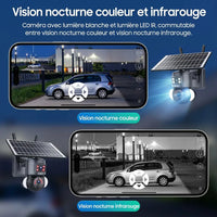 Caméra surveillance solaire - installation