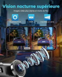 Dashcam grand angle