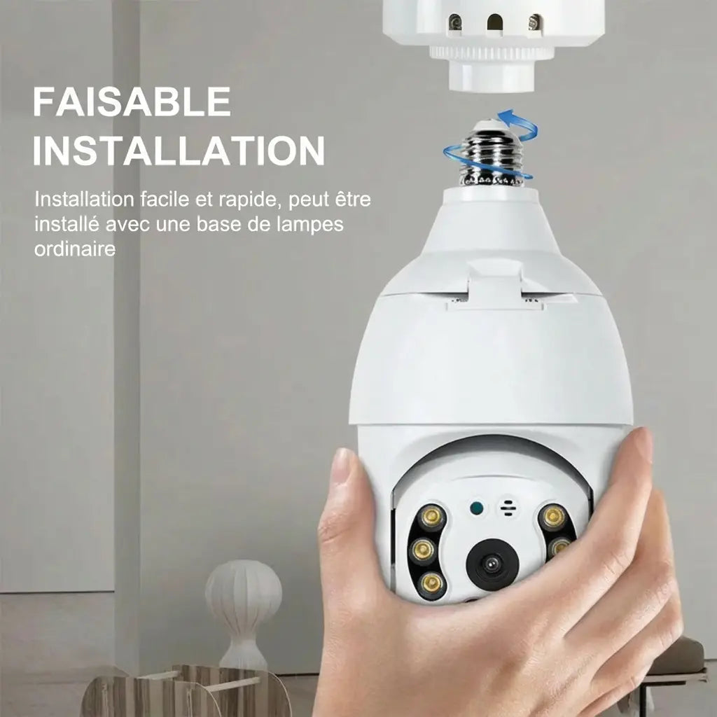 Caméra Wi-Fi extérieure 360 degrés