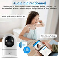 Caméra de surveillance WiFi sans fil intérieure HD