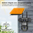 Cam�ra de surveillance ext�rieure solaire 4G avec alarme - vue arriere