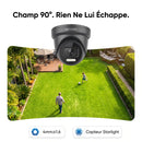 Caméra de vidéosurveillance extérieure - vue arrière