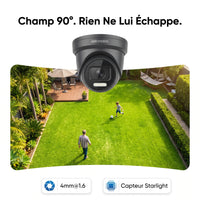 Caméra de vidéosurveillance extérieure - vue arrière