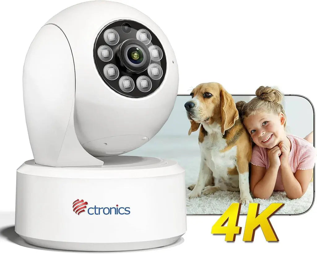 Caméra Connectée au Téléphone 4K 8MP Intérieure