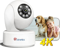 Caméra Connectée au Téléphone 4K 8MP Intérieure