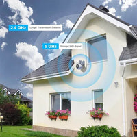 Caméra Connectée au Téléphone 5MP Extérieure – Zoom 5X - vue arrière