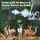 Camera de Chasse Solaire - 4K UHD 46MP