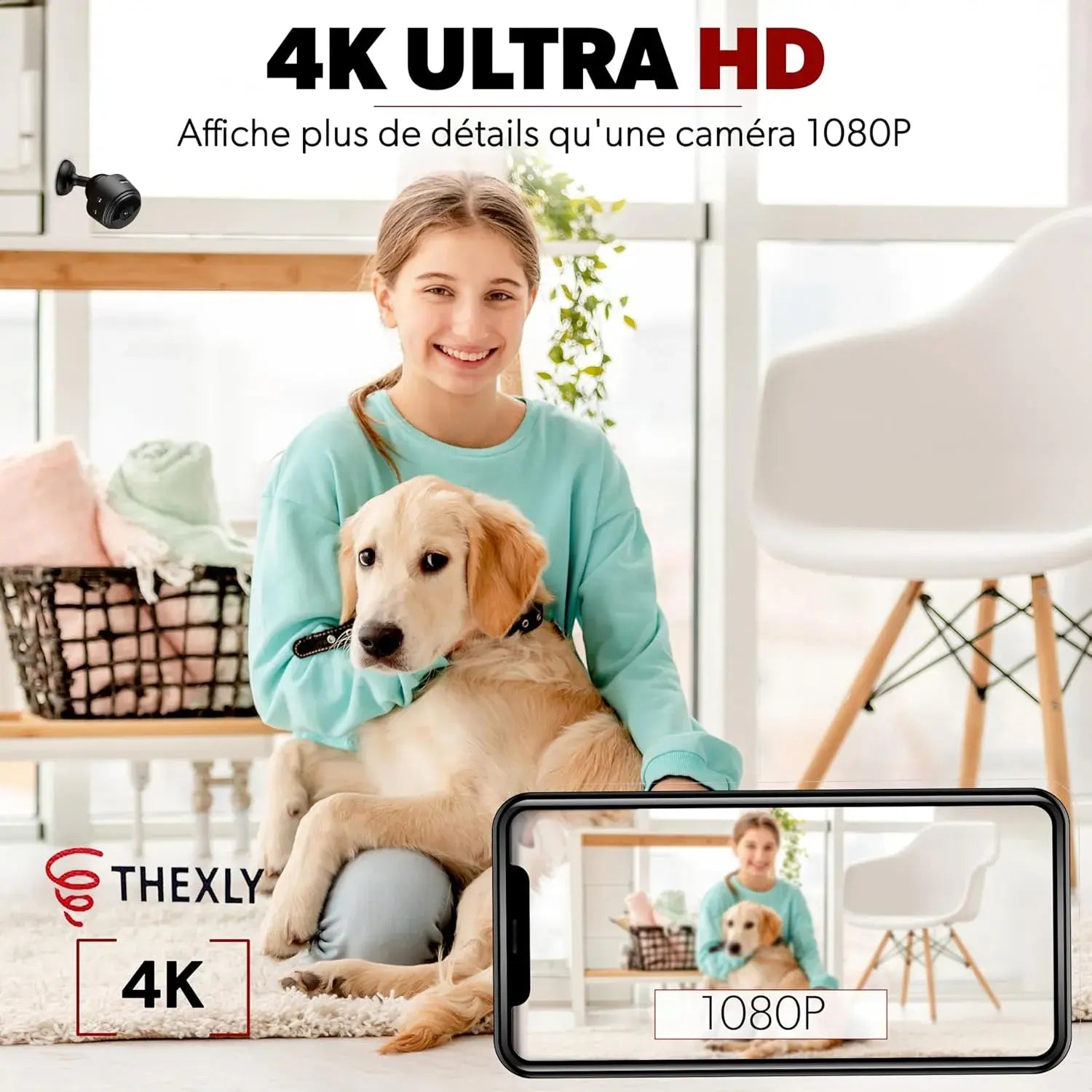 Mini camera 1080P IP WIFI vision nocturne