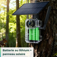 Caméra de Chasse Solaire HD 2K Surveillance - en situation