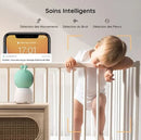 BOIFUN 2K 5 Babyphone Camera, Veilleuses Colorées, Rotation à 360°