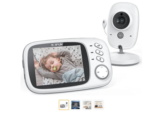 BOIFUN 3.2”Babyphone Camera, Camera Bebe 720P, Vision Nocturne