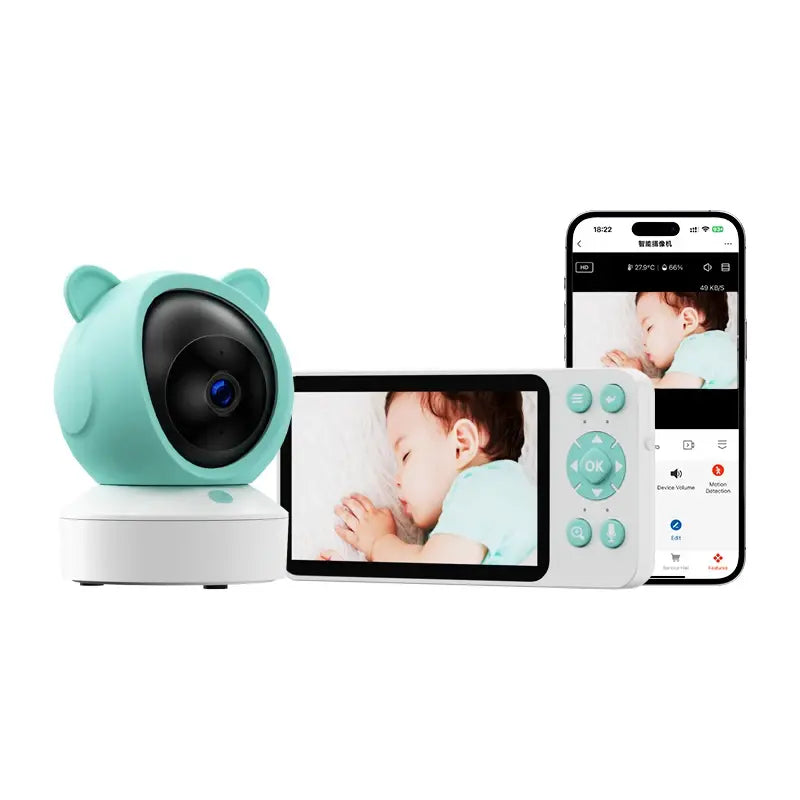 Babyphone connecté WiFi 2.4G – Surveillance à distance
