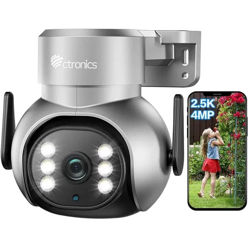 Caméra Connectée au Téléphone 2,4/5GHz avec Suivi Auto