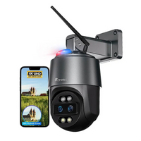 Caméra Connectée au Téléphone 4K Extérieure – Double Objectif & Zoom 10X