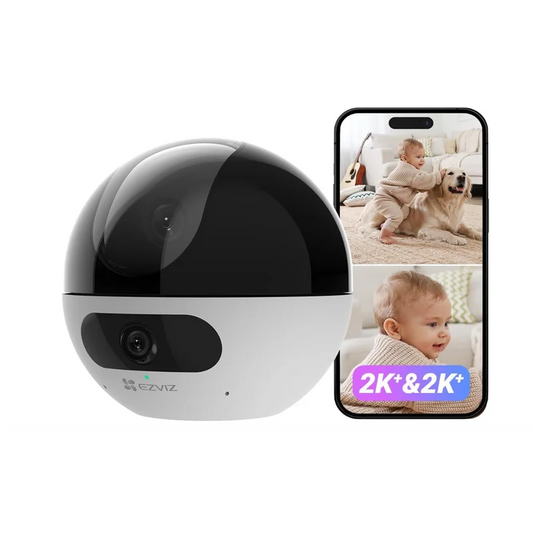 EZVIZ C7 Caméra de Surveillance 4MP 360°Caméra Connectée Smartphone