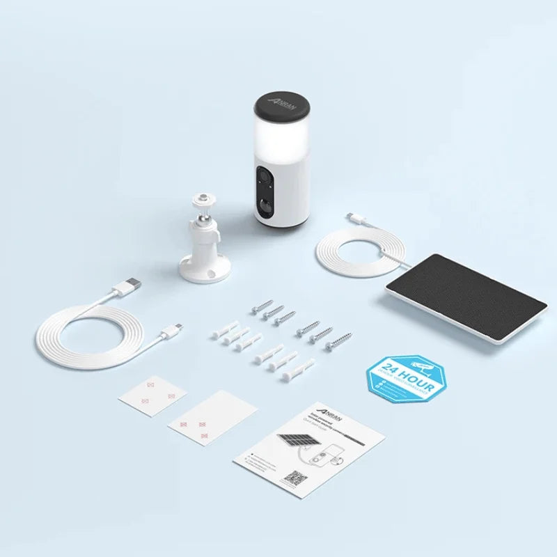 Caméra Projecteur Solaire – 2MP et vision nocturne en couleur