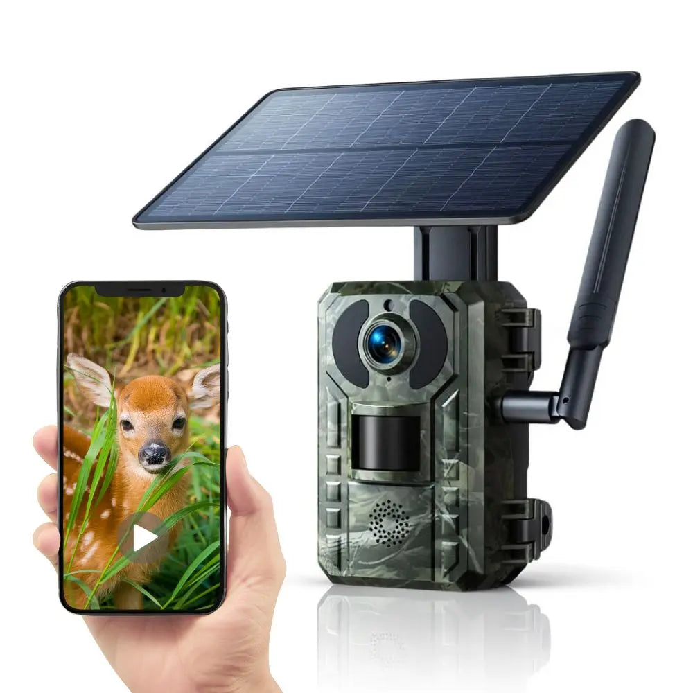 Caméra de Chasse Solaire HD 2K Surveillance