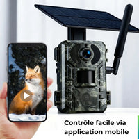 Caméra de Chasse Solaire HD 2K Surveillance - vue détaillée