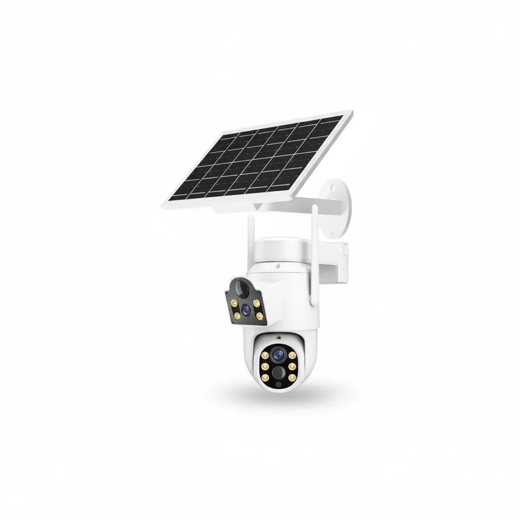 Caméra de Surveillance Solaire WiFi Avec Vision Nocturne