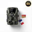 Caméra de chasse  enregistrement sonore fond blanc