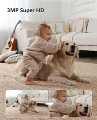 Caméra de surveillance Imou, Wi-Fi intérieur 2K (3 MP)360 degrés, connectée smartphone