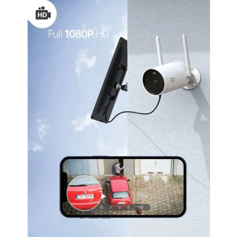 Caméra de surveillance extérieure WIFI sans fil