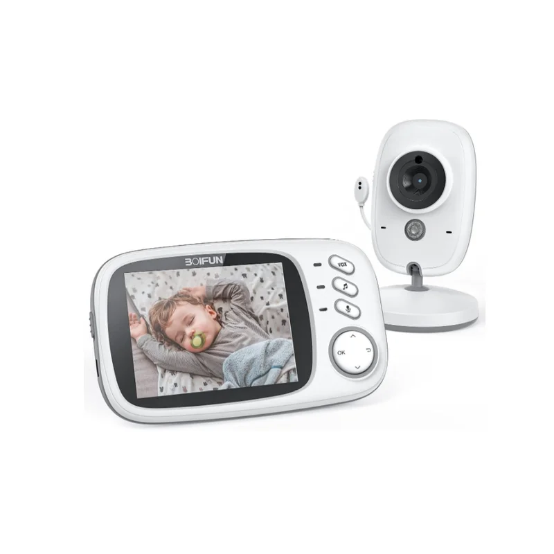 Caméra Bébé BOIFUN – 720P Babyphone 3,2 & Vision Nocturne