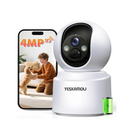 Caméra Connectée au Téléphone 2.5K 4MP – WiFi Intérieure 360