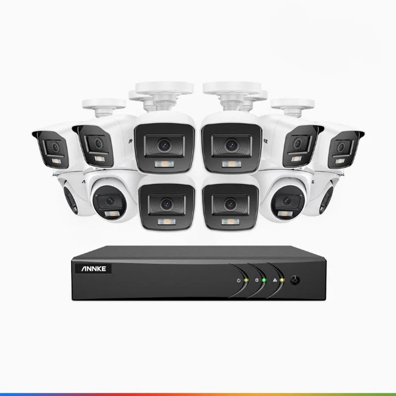 Caméra Filaire NightChroma™ NAK200 – Kit 16 Canaux 2MP