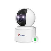 Ctronics Caméra Surveillance WiFi Interieur sans Fil avec batteries