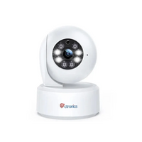 Ctronics 4K 8MP Caméra Surveillance Intérieure Wi-Fi 2,4/5GHz