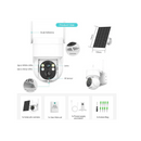 Caméra de Surveillance Solaire Détection Humaine PIR