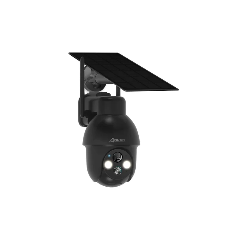 Camera de surveillance à batterie avec panneau solaire ANRAN 3MP 2K HD 