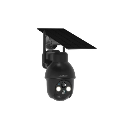 Camera de surveillance à batterie avec panneau solaire ANRAN 3MP 2K HD 