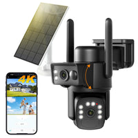 Caméra de surveillance WiFi extérieure  fond blanc