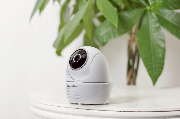 Caméra De Sécurité Wifi Rotative À 360 Degrés 2.4 Ghz